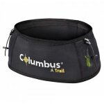 Ceinture running - columbus - hip belt - noir - l / xl - poche gourde 250 ml