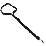Ceinture de s�curit� pour chien en nylon noir r�glable - omabeta - convient � tous les grands et petits ...
