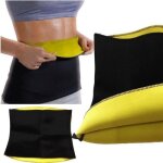 Ceinture de sudation abdominale femme sauna sportif remise en forme gaine amincissante noprne plat ...