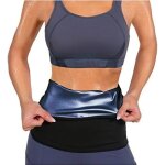 Ceinture de sudation chumian pour femme - gaine amincissante ventre plat bleue - fitness respirant