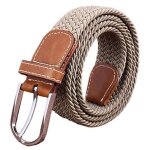 Ceinture - toile - kaki - boucle ardillon - 105 cm - mixte - d�contract�e
