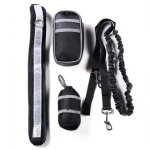 Ceinture ventrale pour chien - stoex - noir - mains libres - nylon résistant - taille moyenne Ceinture ventrale pour chien - stoex - noir - mains libres - nylon résistant - taille moyenne