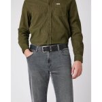 Ceinture - wrangler - sided - cuir - noir - d�contract�e