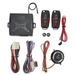 Cen kit de verrouillage central  distance systme dentre sans cl de voiture 12v antivol un bouton ...