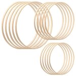 Cerceau floral en bambou paquet de 15 3 tailles attrape - rêves anneau de cercle en bois de bambou pour ... Cerceau floral en bambou paquet de 15 3 tailles attrape - rêves anneau de cercle en bois de bambou pour ...