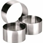 Cercle en inox - ibili - mod�le rond - 5 cm - compatible four - lavage � la main recommand�