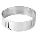 Cercle de pâtisserie - zenker - 7708 - inox - réglable - diamètre 30 cm Cercle de pâtisserie - zenker - 7708 - inox - réglable - diamètre 30 cm
