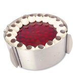Cercle a patisserie tondo rglable de 4smile ? cadre ptisserie  de 16 cm  30 cm avec une graduation ...