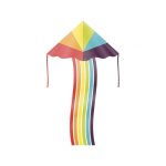 Cerf - volant arc en ciel - vilac - pour enfants � partir de 5 ans - mixte