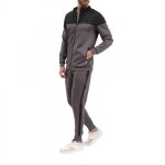 Cerruti 1881 ensemble de surv�tement bicolore foglia noir homme