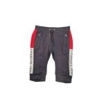 Cerruti 1881 pantacourt jogging en coton uni bayeux bleu marine homme
