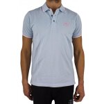 Cerruti 1881 polo maille piquée manches courtes liseré padova bleu ciel homme Cerruti 1881 polo maille piquée manches courtes liseré padova bleu ciel homme