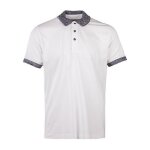 Cerruti 1881 polo manches courtes col gris santerno blanc homme Cerruti 1881 polo manches courtes col gris santerno blanc homme