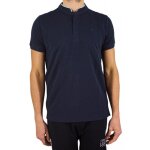 Cerruti 1881 polo manches courtes col mao new firenza bleu marine homme Cerruti 1881 polo manches courtes col mao new firenza bleu marine homme