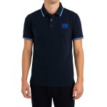 Cerruti 1881 polo manches courtes uni guido noir homme