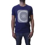 Cerruti 1881 t - shirt col rond logo rayé de niro bleu marine homme Cerruti 1881 t - shirt col rond logo rayé de niro bleu marine homme