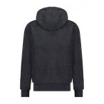 Cerruti 1881 sweat polaire capuche sherpa mende gris homme