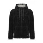 Cerruti 1881 veste polaire duveteuse zippée à capuche livigno noir homme Cerruti 1881 veste polaire duveteuse zippée à capuche livigno noir homme