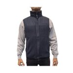 Cerruti 1881 gilet sans manches polaire lira bleu marine homme
