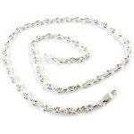 Chaine argent grain de caf - 50 cm 5 mm - les trsors de lily [n9258]