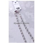 Chane ou bracelet grain de caf en argent massif 925 - bijouxia