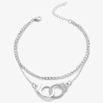 Chaine de cheville - argent - bracelet d�t� - argent� - femme - adulte
