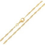 Chane de cou maille torsade - 2014. jewelyr. luxe - plaqu or jaune 750 / 1000 - singapour - 45 / 46 ...