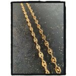 Chane grain de caf plaqu or 18 carats - bijouxia - 45 cm ou 50cm - qualit bijouterie