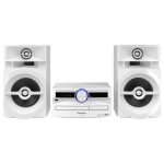 Chane hi - fi - panasonic - sc ux102e w - 300 w - blanc - lecteur de cd - tuner fm