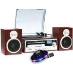 Cha�ne hi - fi - inovalley - ch14e - 80w - bluetooth 4. 2 - jeu de lumi�re led ovni