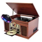 Cha�ne hifi - inovalley - retro10e - bth - n - bluetooth - fonction encoding - vinyle cd k7