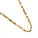 Chaine homme maille classic plaqu or