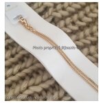Chaîne maille gourmette plaqué or 18 carats - bijouxia - longueurs au choix Chaîne maille gourmette plaqué or 18 carats - bijouxia - longueurs au choix