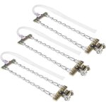 Chanes  neige antidrapantes pour pneus en acier 165 - 195 mm - zgeer - lot de 3 - facile  installer ...