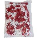 Cha�ne de signalisation - rouge et blanc - d: 8 mm - 25 m