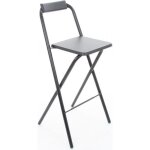 5five - chaise de bar pliante louna noir