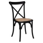 Chaise bistrot isak hêtre noir - atmosphera createur dinterieur Chaise bistrot isak hêtre noir - atmosphera createur dinterieur