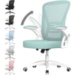Chaise de bureau � roulette 360� fauteuil ergonomique hauteur & dossier ajustable / accoudoirs r�glables ...