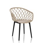 Chaise � coque - hjh office - begio - beige - plastique