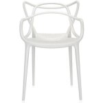 Chaise design kartell masters - blanc - utilisation extrieure - designer : eugeni quitllet - philippe ...
