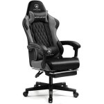 Chaise gaming - gtplayer - chaise gaming hauteur r�glable - repose - pied t�lescopique - appui - t�te ...