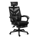 Chaise gaming huzaro combat 5. 0 noir hauteur r�glable chaise bureau support lombaire repose - pieds ...