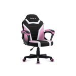 Chaise gaming huzaro ranger 1. 0 rose pour enfants - ergonomique r�glable en hauteur accoudoirs moelleux ...