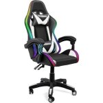 Chaise gaming massage avec lumière led dossier haut dossier et hauteur de siège règlable avec appui - ... Chaise gaming massage avec lumière led dossier haut dossier et hauteur de siège règlable avec appui - ...