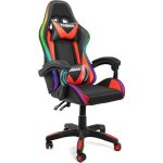 Chaise gaming massage avec lumière led dossier haut dossier et hauteur de siège règlable avec appui - ... Chaise gaming massage avec lumière led dossier haut dossier et hauteur de siège règlable avec appui - ...