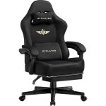 Chaise de gaming - respirante - ergonomique - tissu de qualit� sup�rieure - noir