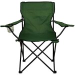 Chaise pliante camping et jardin - media wave store - miami - avec pose - verre et canettes - vert - ...