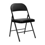 Chaise pliante rembourrée thinia home. noir Chaise pliante rembourrée thinia home. noir