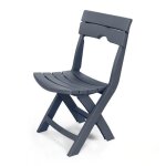 Chaise pliante ruspina sotufab plast (gris anthracite)