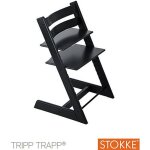 Chaise - stokke - tripp trapp - bois de h�tre - noir - pour enfant